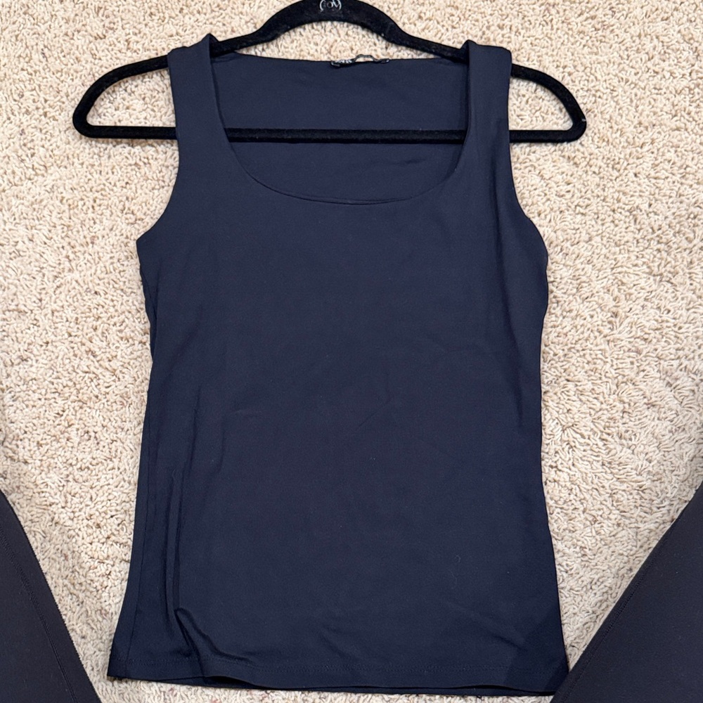 Zara Elegant Black Tank Top